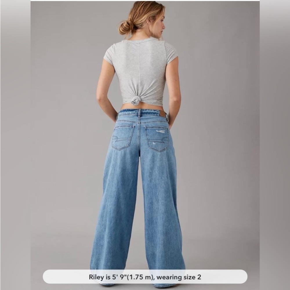 A E O  | 10 | NWT | Dreamy Wide Leg - Picture 2 of 15